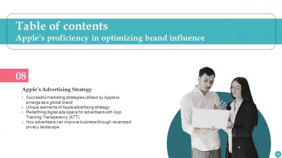 Apples Proficiency In Optimizing Brand Influence Ppt Powerpoint Presentation Complete Deck
