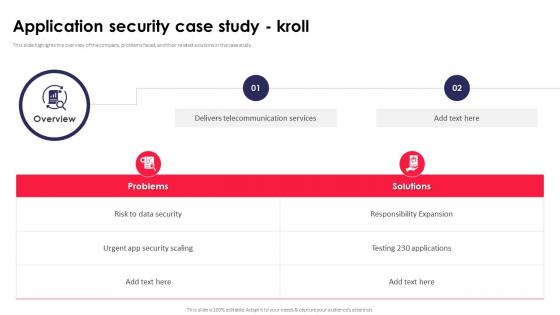 Application Security Case Study Kroll Application Security Testing Application Security Case Study Kroll Application Security Testing
