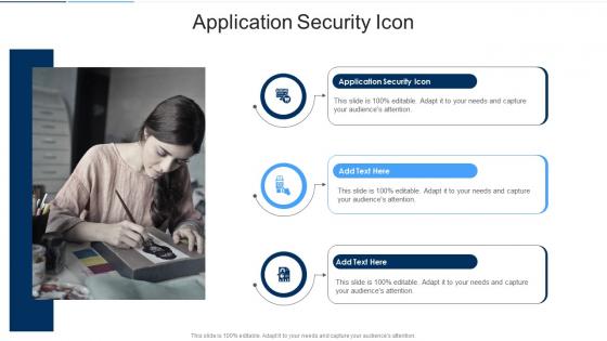 Application Security Icon In Powerpoint And Google Slides Cpb