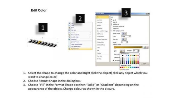 Applications Of Parallel Processing 9 Stages Arrow Data Diagram PowerPoint Templates