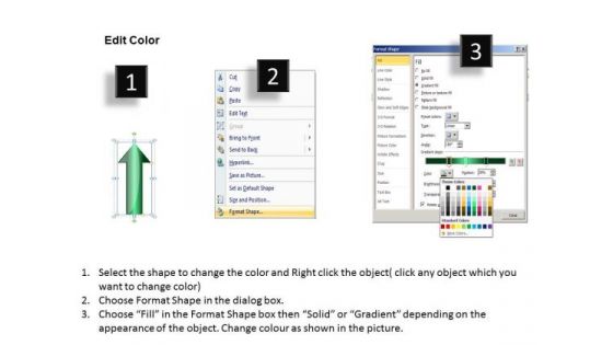 Applications Of Parallel Processing Arrow 5 Stages Vertical Illustration Ppt PowerPoint Slides
