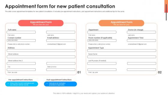 Appointment Form For New Comprehensive Approach To Strategic Planning Ppt Example