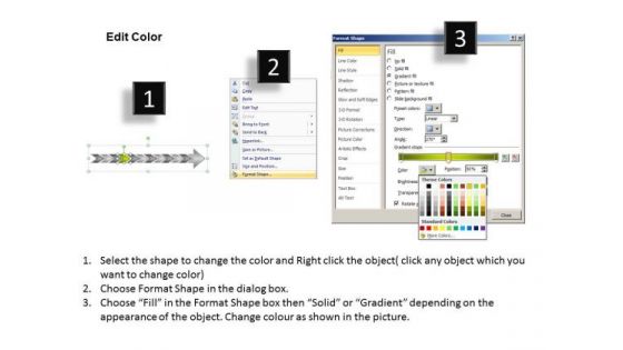 Apprehending Arrows Process 11 Stages Busines Flow Chart Creator Online PowerPoint Slides