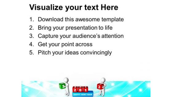 Approaching New Year Business Concept PowerPoint Templates Ppt Backgrounds For Slides 1112