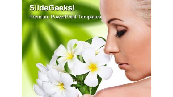 Aroma Beauty PowerPoint Template 0810