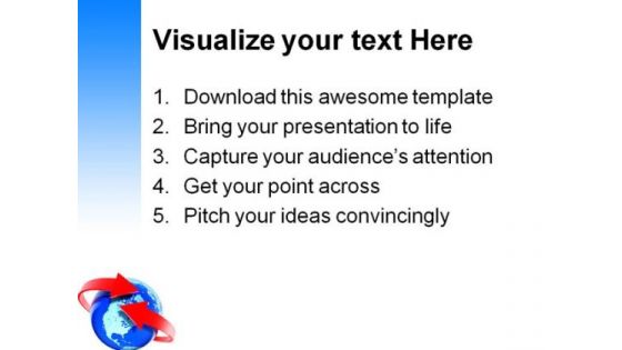 Around The World Earth PowerPoint Themes And PowerPoint Slides 0411