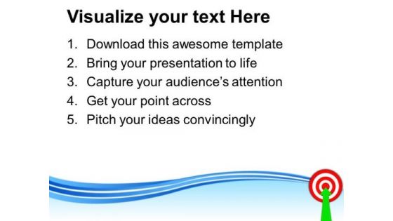 Arrow And Target Business Concept PowerPoint Templates Ppt Backgrounds For Slides 0113