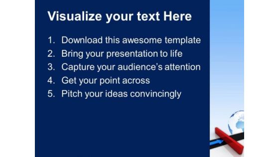Arrow And Wall Metaphor PowerPoint Templates And PowerPoint Themes 1012