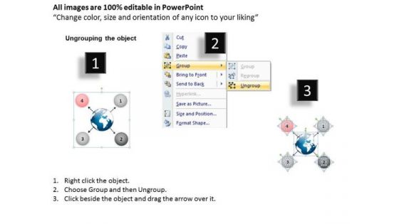 Arrow Diagram Indicate The Tasks Circle Circular Flow Layout Process PowerPoint Slides