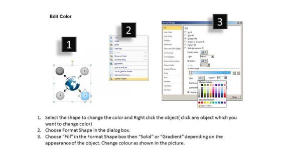 Arrow Diagram Indicate The Tasks Circular Flow Layout Process PowerPoint Slide