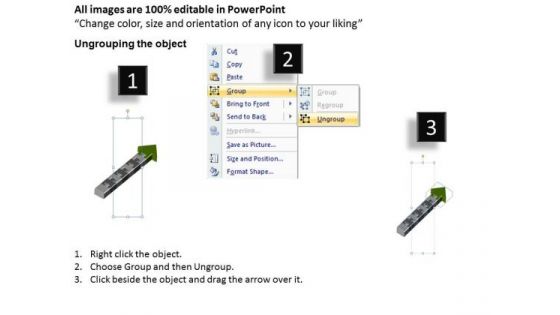 Arrow Dilemma Of Puzzle Process 7 Stages Steps For Writing Business Plan PowerPoint Slides