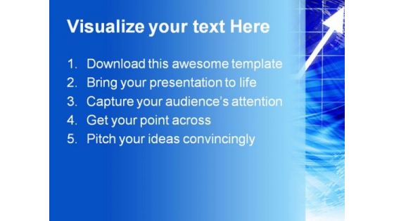 Arrow Graph Going Up Success PowerPoint Templates And PowerPoint Backgrounds 0511