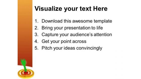 Arrow On Target Concept Success PowerPoint Templates And PowerPoint Themes 0812