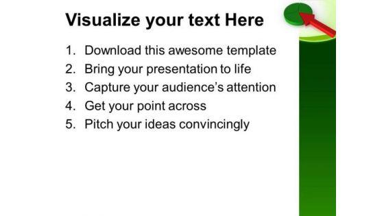 Arrow Pie Chart Success PowerPoint Templates And PowerPoint Themes 0612