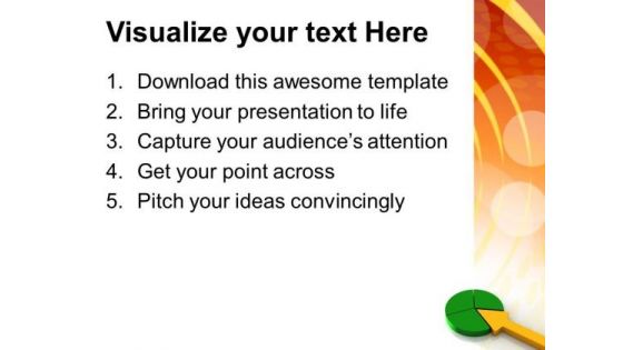 Arrow Pie Finance PowerPoint Templates And PowerPoint Themes 0812