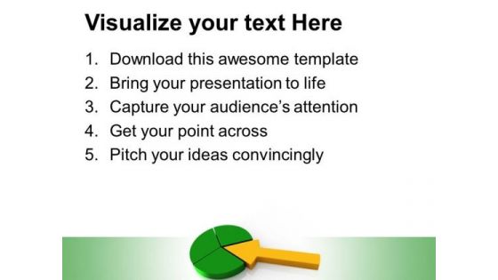 Arrow Pie Finance PowerPoint Templates And PowerPoint Themes 1012