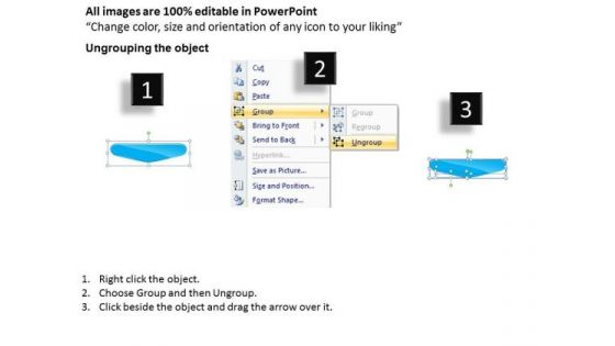 Arrow Pointing Downwards Making Decisions Flowchart PowerPoint Freeware Slides