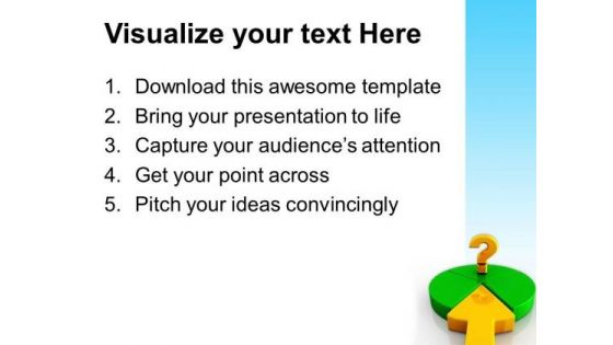 Arrow Pointing Pie Chart Business PowerPoint Templates And PowerPoint Themes 0812