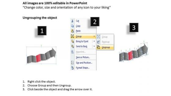 Arrow Process Business Development Ppt Examples Of Plan Outline PowerPoint Templates