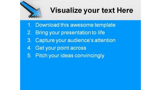 Arrow Symbol PowerPoint Template 0810