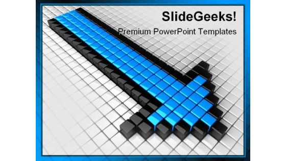 Arrow Symbol PowerPoint Template 0810