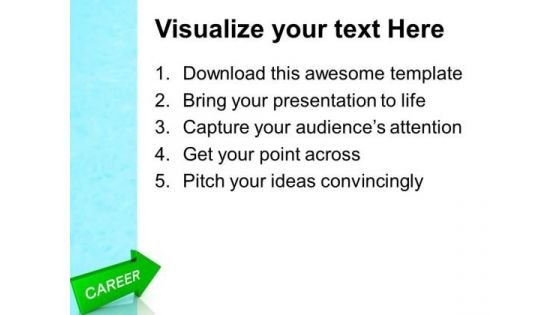 Arrow With Career Business PowerPoint Templates And PowerPoint Themes 0812