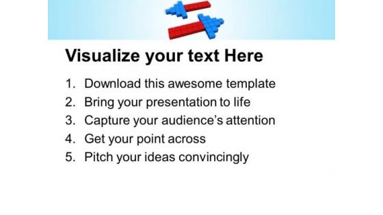 Arrow With Cubes Shapes PowerPoint Templates And PowerPoint Themes 1012
