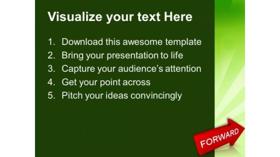 Arrow With Forward PowerPoint Templates And PowerPoint Themes 1012