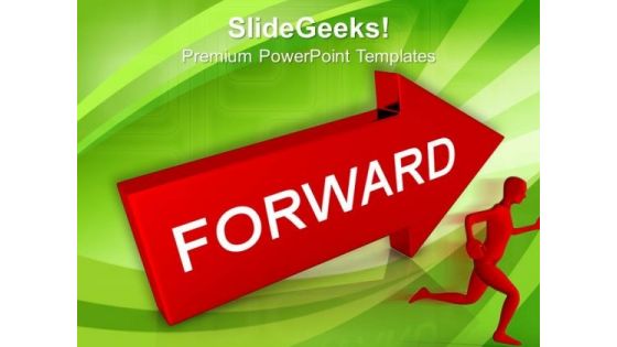 Arrow With Forward PowerPoint Templates And PowerPoint Themes 1012