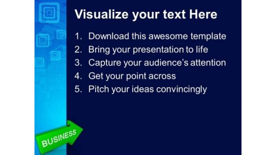 Arrow With Word Business PowerPoint Templates And PowerPoint Themes 0912