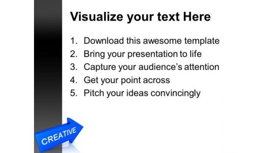 Arrow With Word Creative PowerPoint Templates And PowerPoint Themes 0912