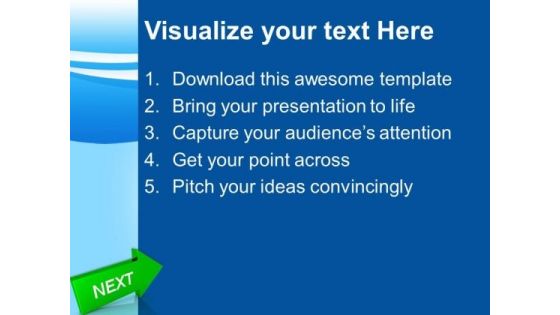 Arrow With Word Next PowerPoint Templates And PowerPoint Themes 0812