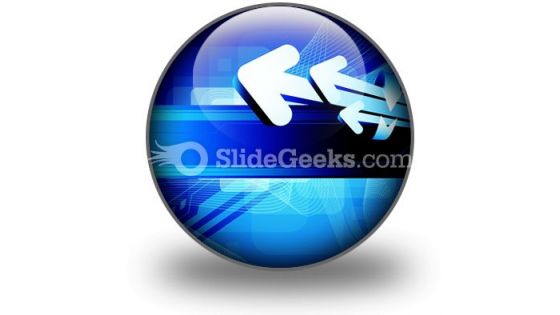 Arrows Abstract PowerPoint Icon C