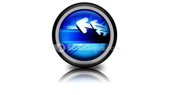 Arrows Abstract PowerPoint Icon Cc