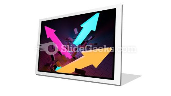 Arrows Breaking PowerPoint Icon F