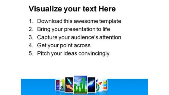 Arrows Collage Business PowerPoint Templates And PowerPoint Backgrounds 0211