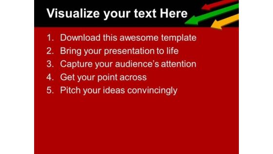 Arrows Competition PowerPoint Templates Ppt Backgrounds For Slides 1212