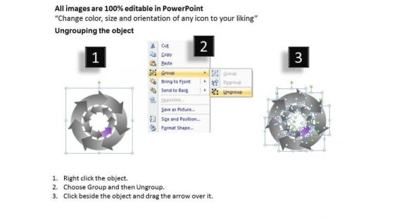 Arrows Concentric 7 Processess Ppt Sample Business Plans For Small PowerPoint Slides