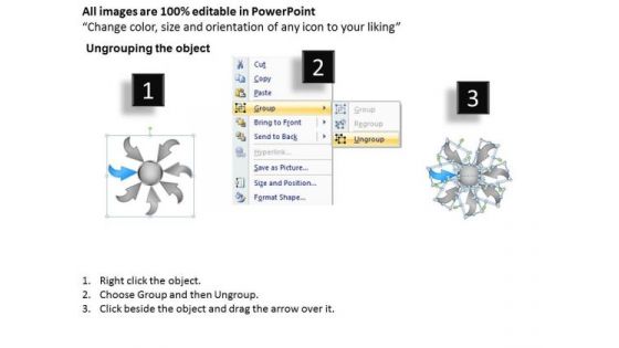 Arrows Converging Towards Single Task Process Ppt Relative Cycle Diagram PowerPoint Slides