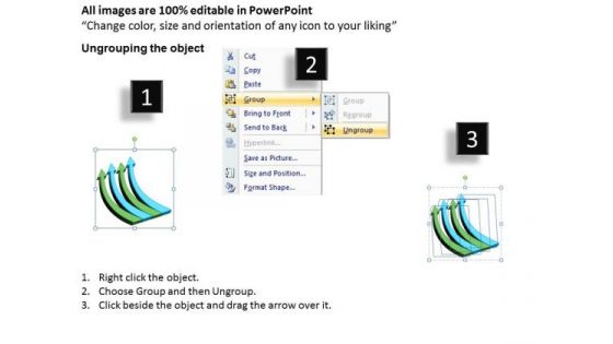 Arrows For PowerPoint Free 4 Stages Parallel Assignments Slides