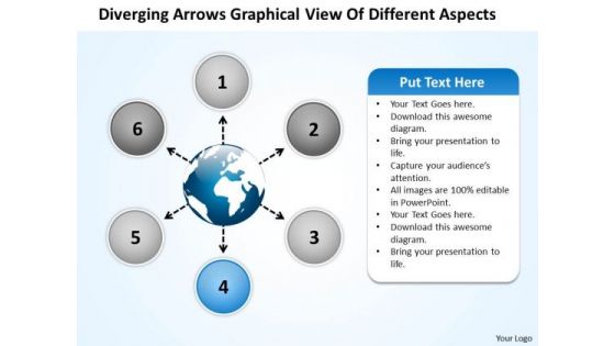 Arrows Graphical View Of Different Aspects Arrow Charts And Diagrams PowerPoint Templates