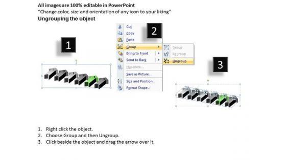 Arrows In PowerPoint Process 6 Stages Templates Backgrounds For Slides