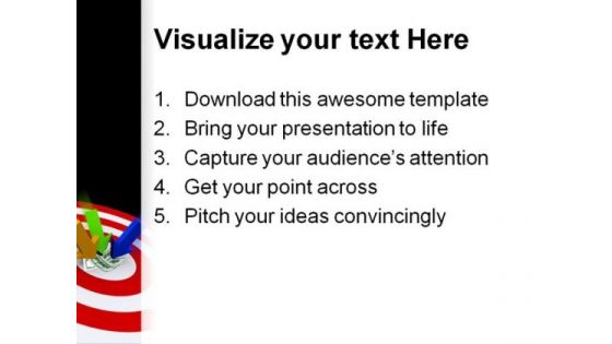 Arrows On Dollars Target Finance PowerPoint Themes And PowerPoint Slides 0511