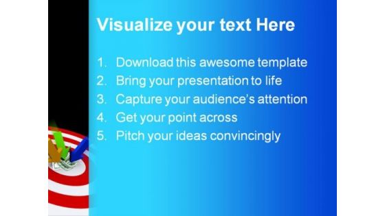 Arrows On Dollars Target Finance PowerPoint Themes And PowerPoint Slides 0511