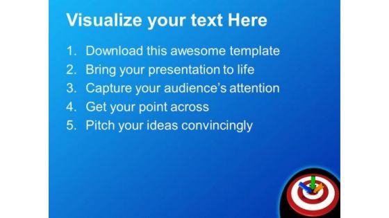 Arrows On Target Success PowerPoint Templates And PowerPoint Themes 0712
