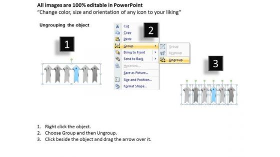 Arrows Parallel To Each Other Up Direction 6 Stages Business Case Template PowerPoint Slides