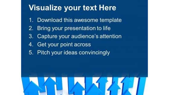 Arrows Pointing Up Growth Business PowerPoint Templates Ppt Backgrounds For Slides 1212