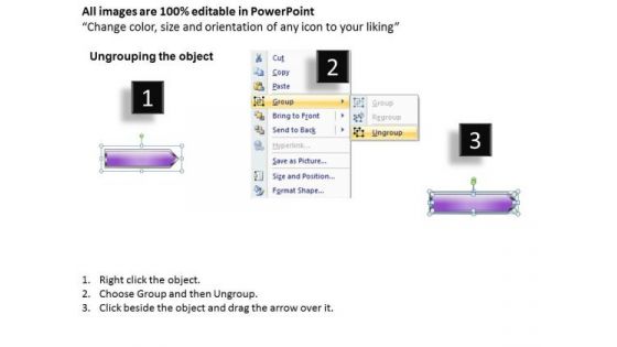 Arrows PowerPoint 7 Stages Parallel Process Innovative Solutions Slides