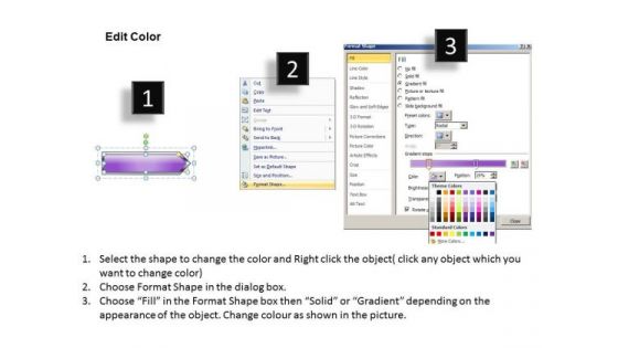 Arrows PowerPoint 7 Stages Parallel Process Innovative Solutions Slides