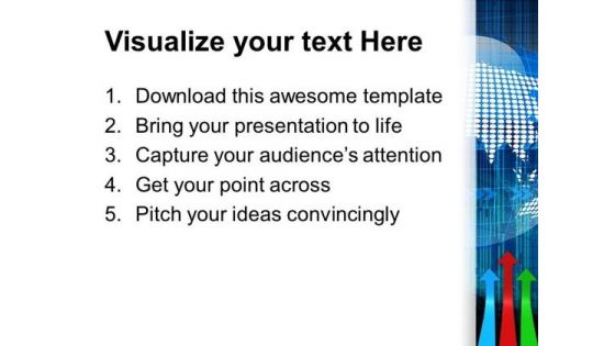 Arrows Success Global PowerPoint Templates And PowerPoint Themes 0312